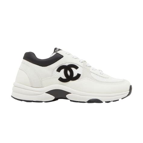 Buy Chanel Wmns CC Logo Sneaker 'Black White' .